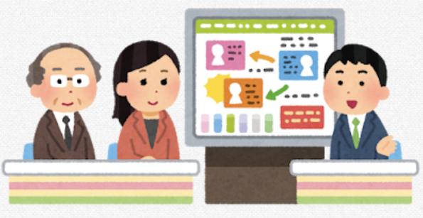 ニュース番組のイラスト